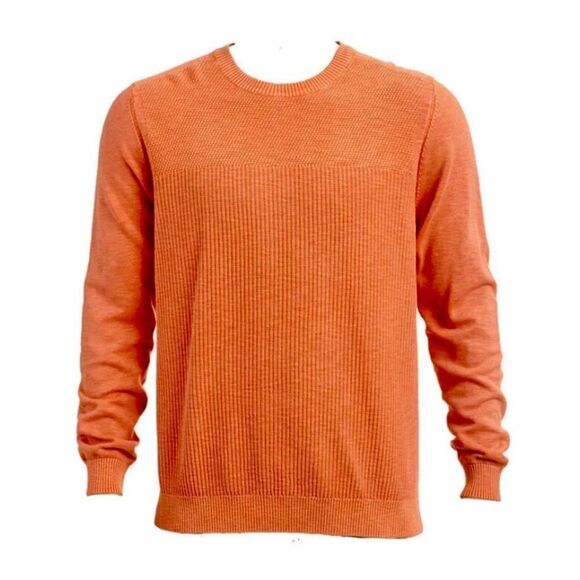 Tommy Bahama Men's Indio Sands Crew Sweater Orange Mango Blossom L - Picture 1 of 8